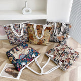 Canvas Tote Shoulder Bag Messenger Bag Girls' Multi-function Bags