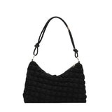 Casual Cloud Canvas Shoulder Bag Underarm Handbag for Women