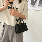 Women's PU Leather Shoulder Bag Crossbody Mini Shopper Purse Handbag