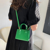 Women's PU Leather Shoulder Bag Crossbody Mini Shopper Purse Handbag