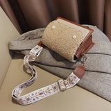 Plush Shoulder Bag Lamb Wool Winter Crossbody Bag