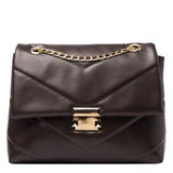 Embroidery Thread Square Bag Chain Pu Shoulder Messenger Crossbody Bag