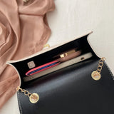 Retro Messenger Bag Lock Shoulder Bag