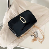 Retro Messenger Bag Lock Shoulder Bag