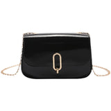 Retro Messenger Bag Lock Shoulder Bag