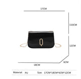 Retro Messenger Bag Lock Shoulder Bag