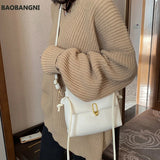 Female Bag Style Ins PU Texture Dinner One-Shoulder Messenger Bag