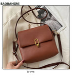 Female Bag Style Ins PU Texture Dinner One-Shoulder Messenger Bag