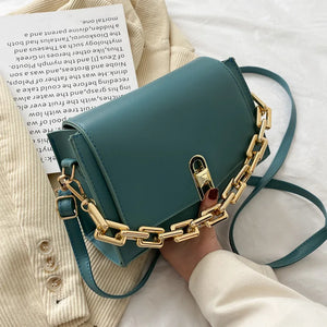 Retro Shoulder Messenger Chain Small Square Bag Handbag
