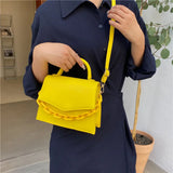 Thick Chain Small Crossbody Bag Candy Shoulder Handbag
