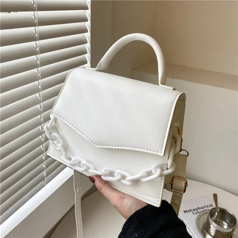 Thick Chain Small Crossbody Bag Candy Shoulder Handbag
