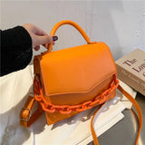 Thick Chain Small Crossbody Bag Candy Shoulder Handbag