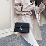 Women's Shoulder Bag Chain Solid Evening Bag Tote
