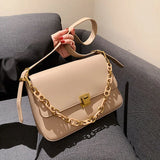 Tote Bag Pu Leather Crossbody Shoulder Square Handbag Women's Totes