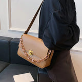 Tote Bag Pu Leather Crossbody Shoulder Square Handbag Women's Totes