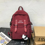 Waterproof Women Backpack Nylon Shoulder Bag for Teenager Student