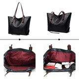 Leather Tote Shoulder Bag High Retro Women Handbags