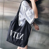 Female Big Canvas Shopping Tote Bag Reusable Extra Large Grocery Bag Eco