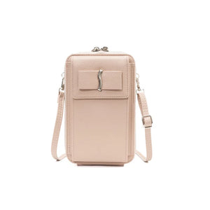 Female Bowknot Large Capacity Messenger Bag Solid Ladies Single Shoulder Purse