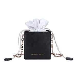 Letter Print Shoulder Bag Messenger Bag for Women Yellow