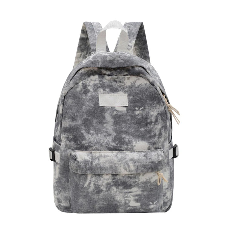Female Canvas Backpack Casual Women Shoulder Bag School Bag