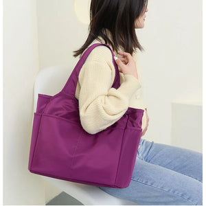 Women's Oxford Shoulder Bag Large-capacity Casual Shopping Bag