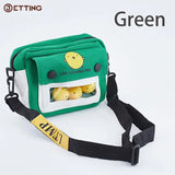 Female Canvas Bag Cartoon Chicken Messenger Bags For Outdoor Bag
