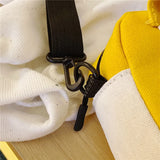 Chicken Cartoon Messenger Bag for Women Student Girl