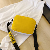 Cartoon Chicken Messenger Bag for Women Student Girl Shoulder Bag