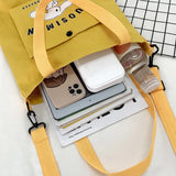 Female Canvas Bag Tutorial Handbag Shoulder Bag