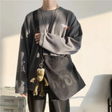 Female Art Vintage Big Shoulder Satchel Harajuku Hip Hop Messenger Bag