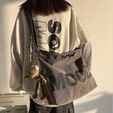 Female Art Vintage Big Shoulder Satchel Harajuku Hip Hop Messenger Bag