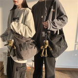 Female Art Vintage Big Shoulder Satchel Harajuku Hip Hop Messenger Bag