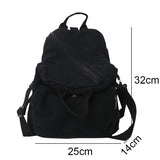 Female Vintage Backpack Women Laptop Bags Brown Girl Travel School Bag