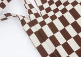 Retro Crochet Plaid Side Sling Shoulder Bag Y2K Soft Knitted Flap Crossbody