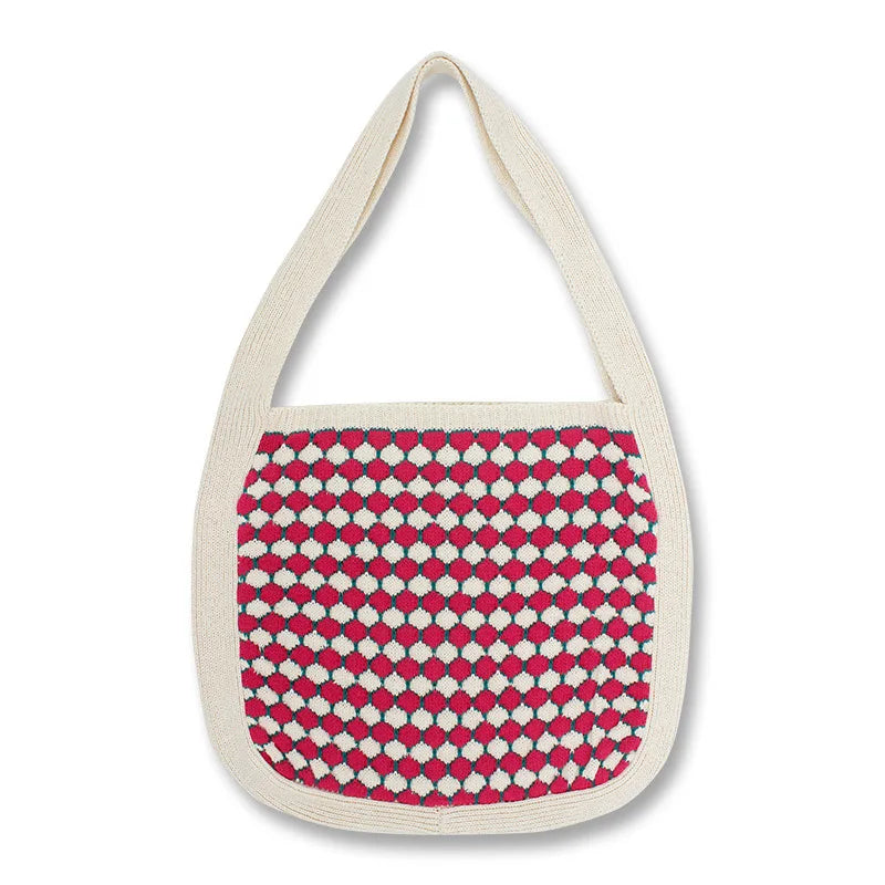 Women's Casual Crochet Soft Slouchy Shoulder Bag