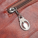 Casual Large Capacity Women Tote Shoulder Bag Pu Leather Bucket Handbag