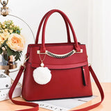Casual Tote Retro PU Leather Women Shoulder Bag