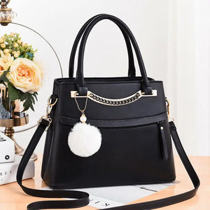Casual Tote Retro PU Leather Women Shoulder Bag
