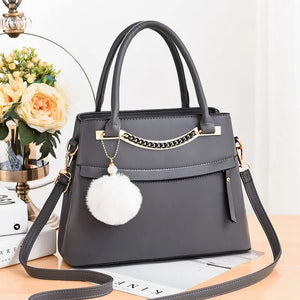 Casual Tote Retro PU Leather Women Shoulder Bag