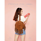 Women's Ethnic Style Canvas Bucket Backpack
