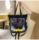 Female Big Ita Bag Backpack Ducks Display Layer School-Bag Women Backpack