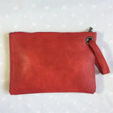 Stylish Leather Envelope Clutch Bag for Women