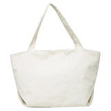 Women Corduroy Tote Bag Winter Shoulder Handbag Zipper Large Capacity