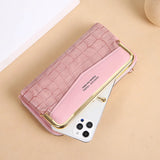 Embossed Crocodile Pattern Messenger Bag Large Capacity Diagonal Lady Bag