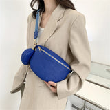 Women's Fanny Pack Waist Bags PU Leather Crossbody Chest Bags