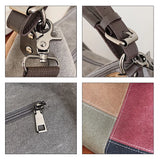 Women's Slouchy Shoulder Bag Soft Cotton Fabric