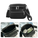Women Leather Large Capacity Zipper Crossbody Handbag