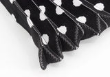 Women's Crochet Pleated Polka Dots Underarm Bag