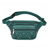 Women's Fanny Pack Banana Hip Purse Handbag Waist Bag PU Leather